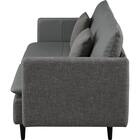 2人掛け 布・本革リバーシブルソファ (ES01 GY) 7枚目画像