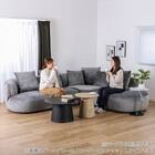 コーナーソファセット 布張りタイプ(スロウ L DGY)【島忠ホームズ商品】 10枚目画像