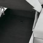 ベッドタイプカウチソファ 布張りタイプ(ノアーク3 右カウチ LGY) 19枚目画像