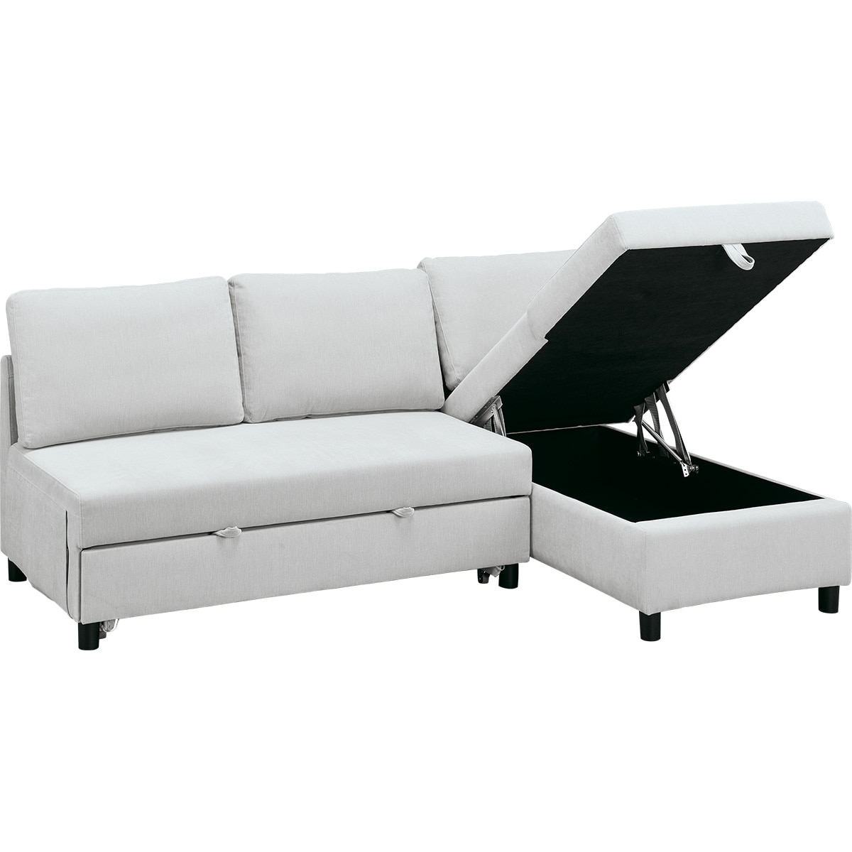 NITORI ニトリ 3人掛け カウチソファ ソファベッド ノアーク ニトリ（NITORI） ソファー ソファ 3人掛け 布張りソファベッド