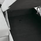 ベッドタイプカウチソファ 布張りタイプ(ノアーク3 左カウチ LGY) 19枚目画像