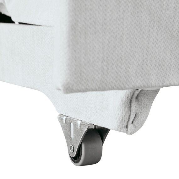 ベッドタイプカウチソファ　布張りタイプ(ノアーク3 左カウチ LGY) 20枚目画像