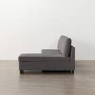 収納タイプ カウチソファ 布張りタイプ(ノアーク3 左カウチ DGY) 12枚目画像