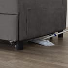 ベッドタイプカウチソファ 布張りタイプ(ノアーク3 右カウチ DGY) 22枚目画像