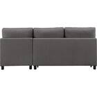 ベッドタイプカウチソファ　布張りタイプ(ノアーク3 左カウチ DGY) 18枚目画像