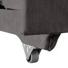 ベッドタイプカウチソファ　布張りタイプ(ノアーク3 左カウチ DGY) 20枚目画像