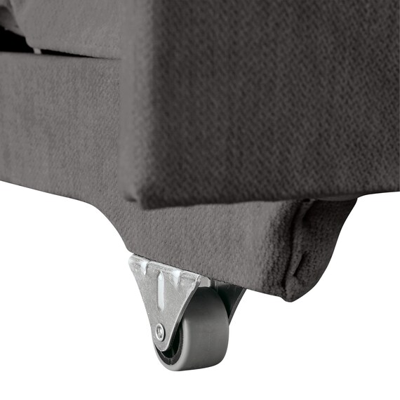 ベッドタイプカウチソファ 布張りタイプ(ノアーク3 左カウチ DGY) 20枚目画像