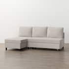 ベッドタイプカウチソファ 布張りタイプ(ノアーク3 右カウチ MO) 10枚目画像