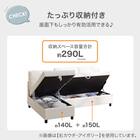傷・汚れに強い 収納タイプ カウチソファ 合皮タイプ(ノアーク3 Nシールド 左カウチIV) 5枚目画像