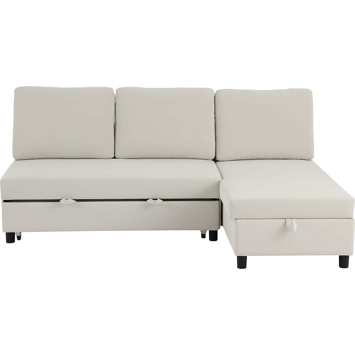 傷・汚れに強い ベッドタイプ カウチソファ (ノアーク3 Nシールド 左