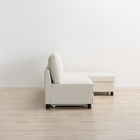 傷・汚れに強い ベッドタイプ カウチソファ (ノアーク3 Nシールド 左カウチIV) 8枚目画像