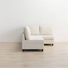 傷・汚れに強い 収納タイプ コーナーソファ 合皮タイプ (ノアーク3 Nシールド 左コーナー IV) 8枚目画像