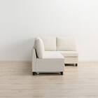 傷・汚れに強い ベッドタイプ コーナーソファ 合皮タイプ (ノアーク3 Nシールド 左コーナー IV) 7枚目画像