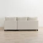 傷・汚れに強い ベッドタイプ コーナーソファ 合皮タイプ (ノアーク3 Nシールド 左コーナー IV) 8枚目画像