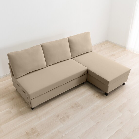 傷・汚れに強い ベッドタイプ カウチソファ (ノアーク3 Nシールド 左カウチMO) 4枚目画像