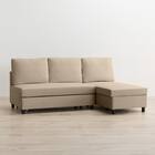 傷・汚れに強い ベッドタイプ カウチソファ (ノアーク3 Nシールド 左カウチMO) 5枚目画像