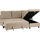 傷・汚れに強い ベッドタイプ カウチソファ (ノアーク3 Nシールド 左カウチMO) 7枚目画像