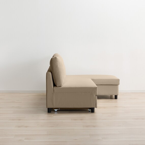 傷・汚れに強い ベッドタイプ カウチソファ (ノアーク3 Nシールド 左カウチMO) 8枚目画像