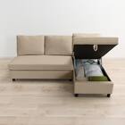 傷・汚れに強い ベッドタイプ カウチソファ (ノアーク3 Nシールド 左カウチMO) 10枚目画像