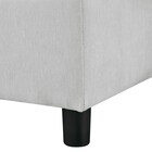 ベッドタイプカウチソファ 布張りタイプ(ノアーク3 右カウチ 撥水加工 LGY) 23枚目画像