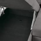 ベッドタイプカウチソファ 布張りタイプ(ノアーク3 右カウチ 撥水加工 DGY) 19枚目画像