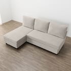 ベッドタイプカウチソファ　布張りタイプ(ノアーク3 右カウチ 撥水加工 MO) 9枚目画像