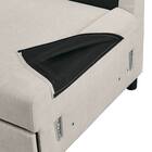 ベッドタイプカウチソファ　布張りタイプ(ノアーク3 右カウチ 撥水加工 MO) 21枚目画像