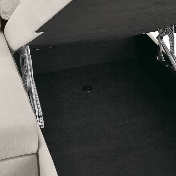 ベッドタイプカウチソファ 布張りタイプ(ノアーク3 左カウチ 撥水加工 MO) 19枚目画像