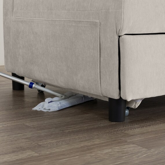 ベッドタイプカウチソファ 布張りタイプ(ノアーク3 左カウチ 撥水加工 MO) 22枚目画像