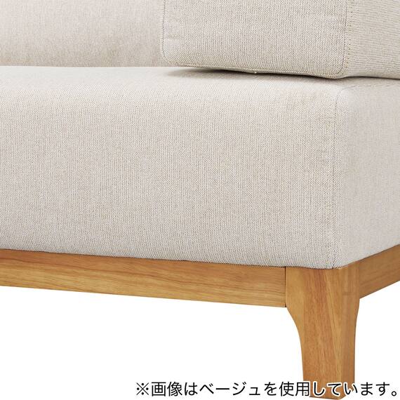 L型ソファ 布張りタイプ(SK8651 GY) 5枚目画像