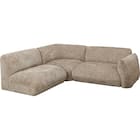 左肘コーナーソファ 布張りタイプ(MF04 BE) 1枚目画像