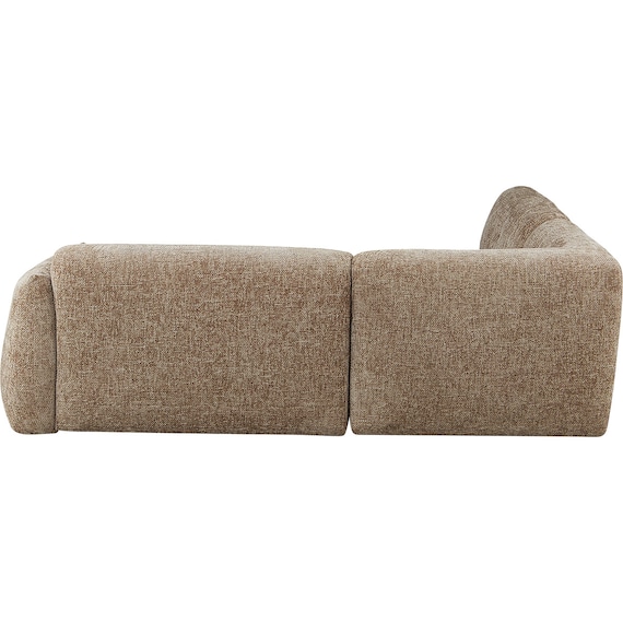 左肘コーナーソファ 布張りタイプ(MF04 BE) 4枚目画像