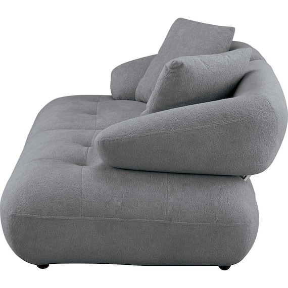 3人掛けソファ 布張りタイプ (FR08 DGY) 7枚目画像