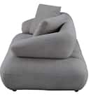 3人掛けソファ 布張りタイプ (FR08 DGY) 10枚目画像