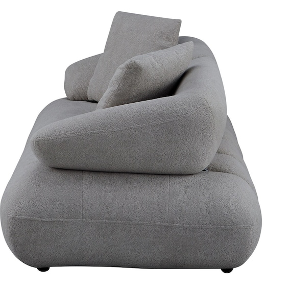 3人掛けソファ 布張りタイプ (FR08 DGY) 10枚目画像