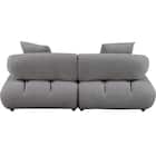 3人掛けソファ 布張りタイプ (FR08 DGY) 12枚目画像