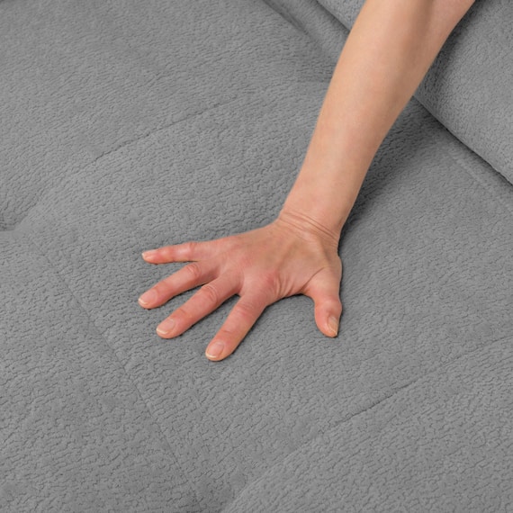 3人掛けソファ 布張りタイプ (FR08 DGY) 17枚目画像