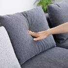 カウチソファ 布張りタイプ (FM 右カウチ ダークグレー) 11枚目画像