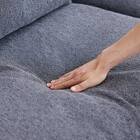 カウチソファ 布張りタイプ (FM 右カウチ ダークグレー) 12枚目画像