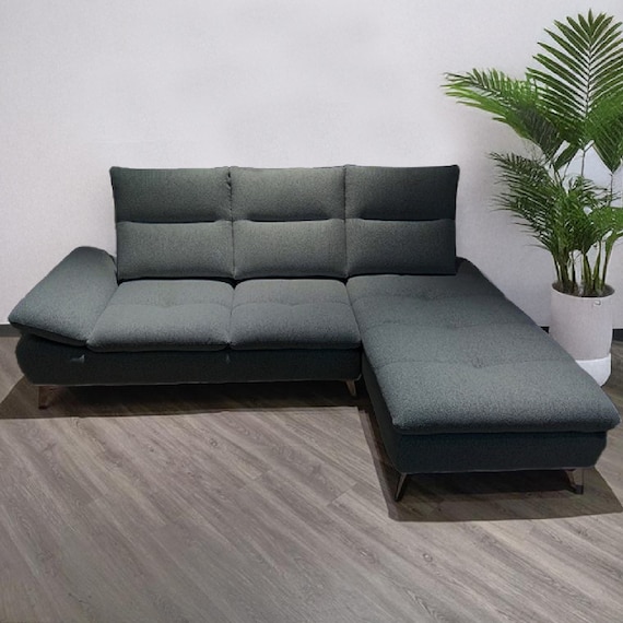 布張りカウチソファL(ヴァリS DGY)【島忠ホームズ商品】 1枚目画像