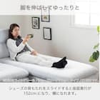 布張りカウチソファL(ヴァリS DGY)【島忠ホームズ商品】 5枚目画像