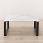 センターテーブル(セーラル2 80 WH/BK) 3枚目画像