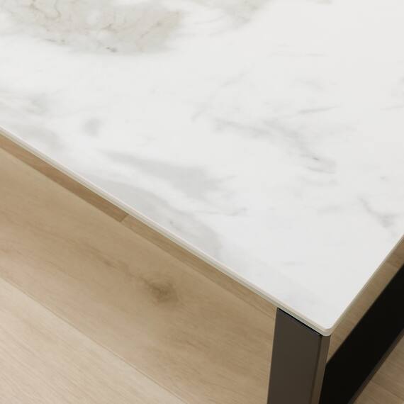 センターテーブル(セーラル2 80 WH/BK) 5枚目画像