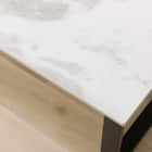 センターテーブル(セーラル2 80 WH/BK) 5枚目画像