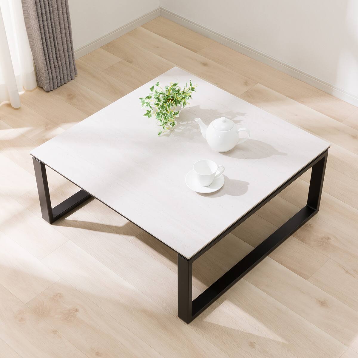 センターテーブル(セーラル2 80 WH/BK) | ニトリネット【公式】 家具