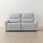 3人掛け電動リクライニングソファ 布張りタイプ (HE02 LGY) 10枚目画像