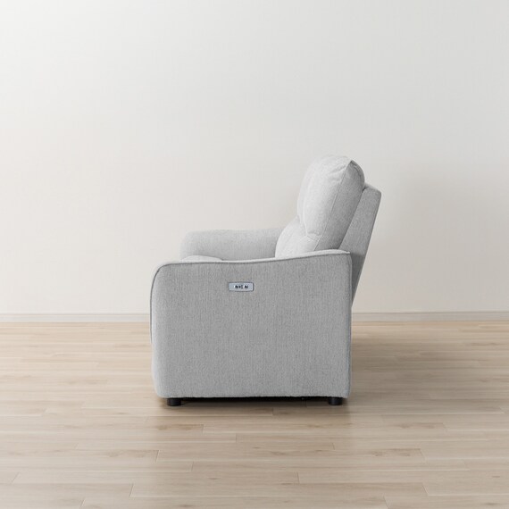 3人掛け電動リクライニングソファ 布張りタイプ (HE02 LGY) 11枚目画像