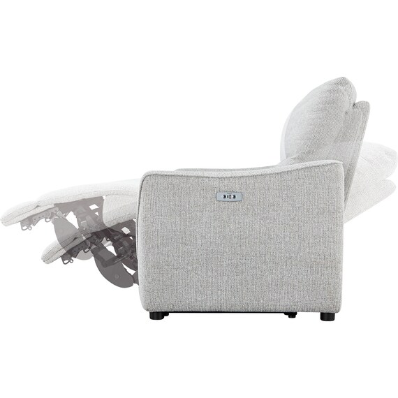 3人掛け電動リクライニングソファ 布張りタイプ (HE02 LGY) 12枚目画像