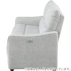 2人掛け電動リクライニングソファ 布張りタイプ (HE02 LGY) 9枚目画像