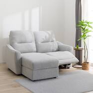 片側電動リクライニングカウチソファ 布張りタイプ (HE02)【期間限定価格：4/6まで】